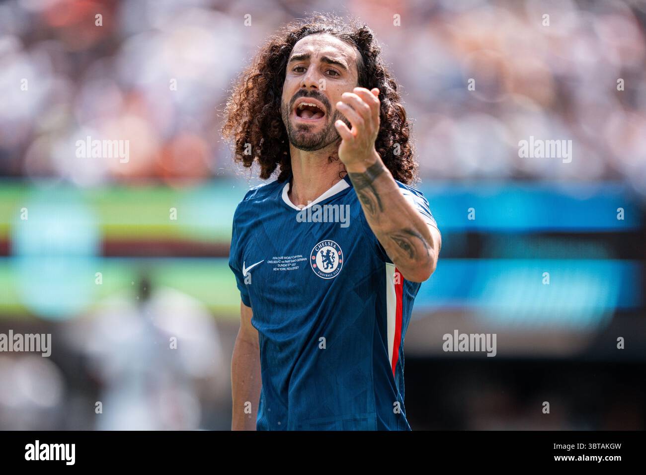 Chelsea Defender Marc Cucurella 3 Reacts During The 2025 FIFA Club Chelsea Defender Marc Cucurella 3 Reacts During The 2025 FIFA Club