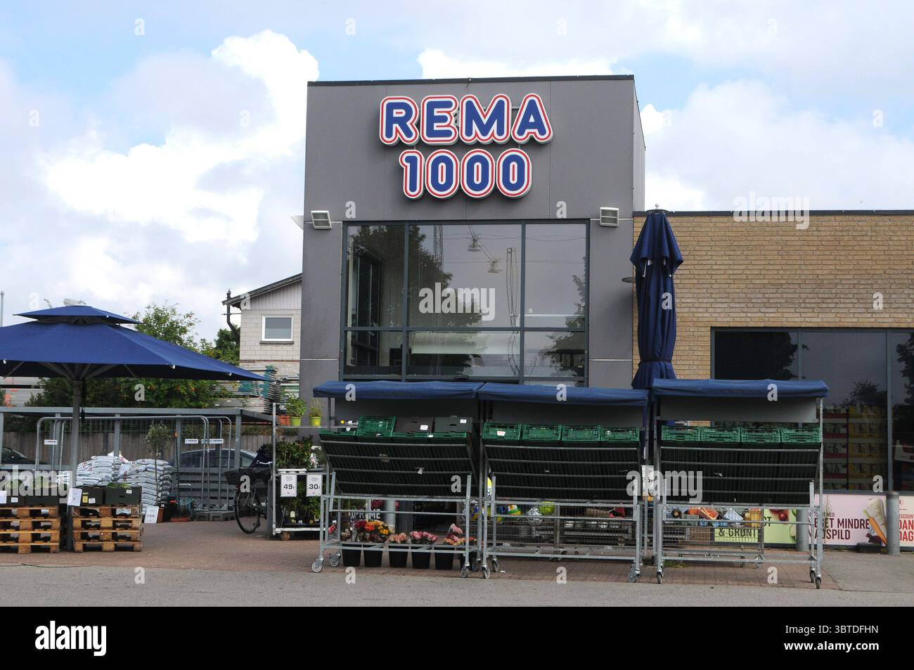 Copenhagen/ Denmark/15 july 2025/Rema 1000 chain grocery store in ...