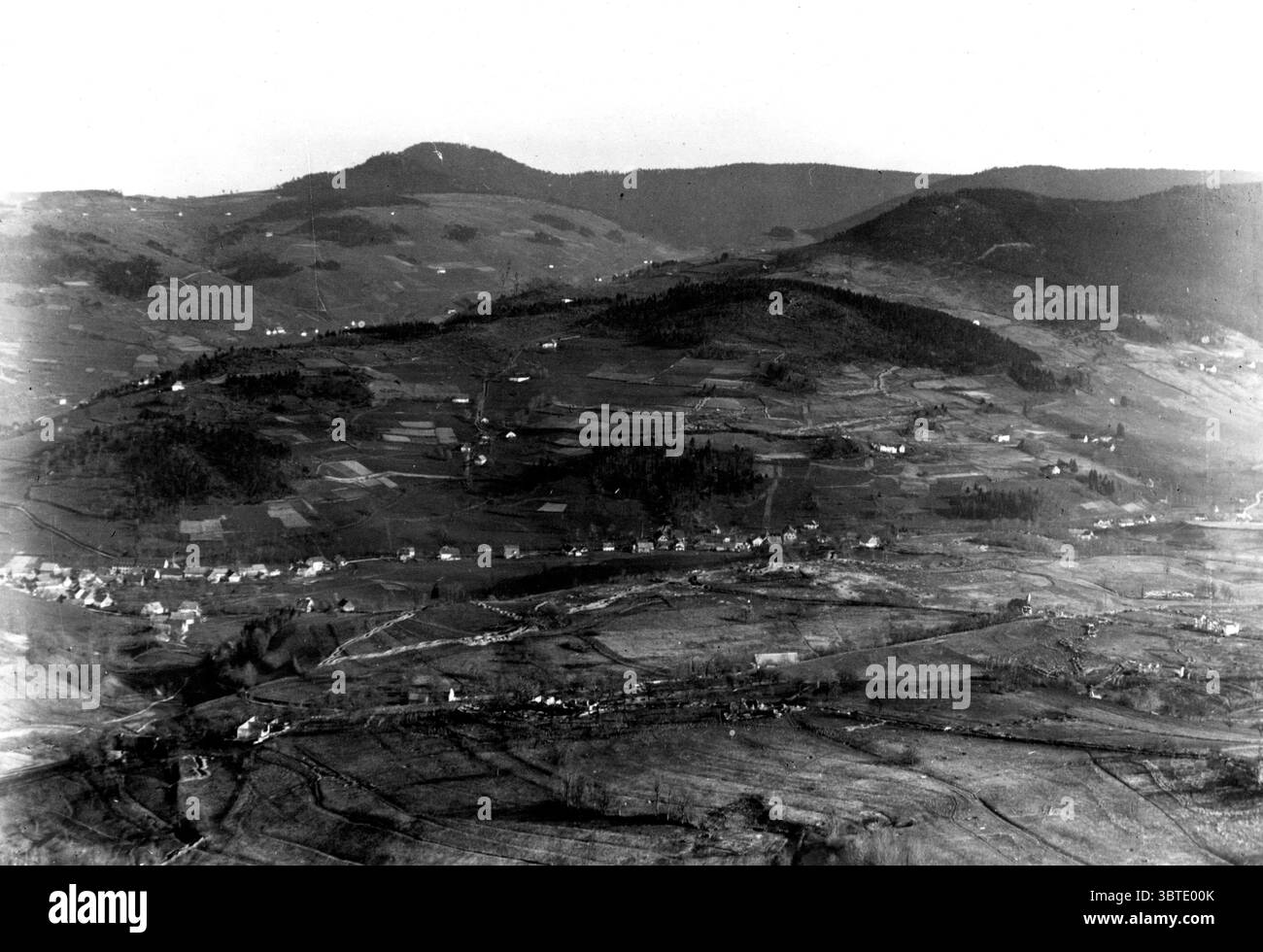 Aerial view of the battlefield Stock Photo - Alamy