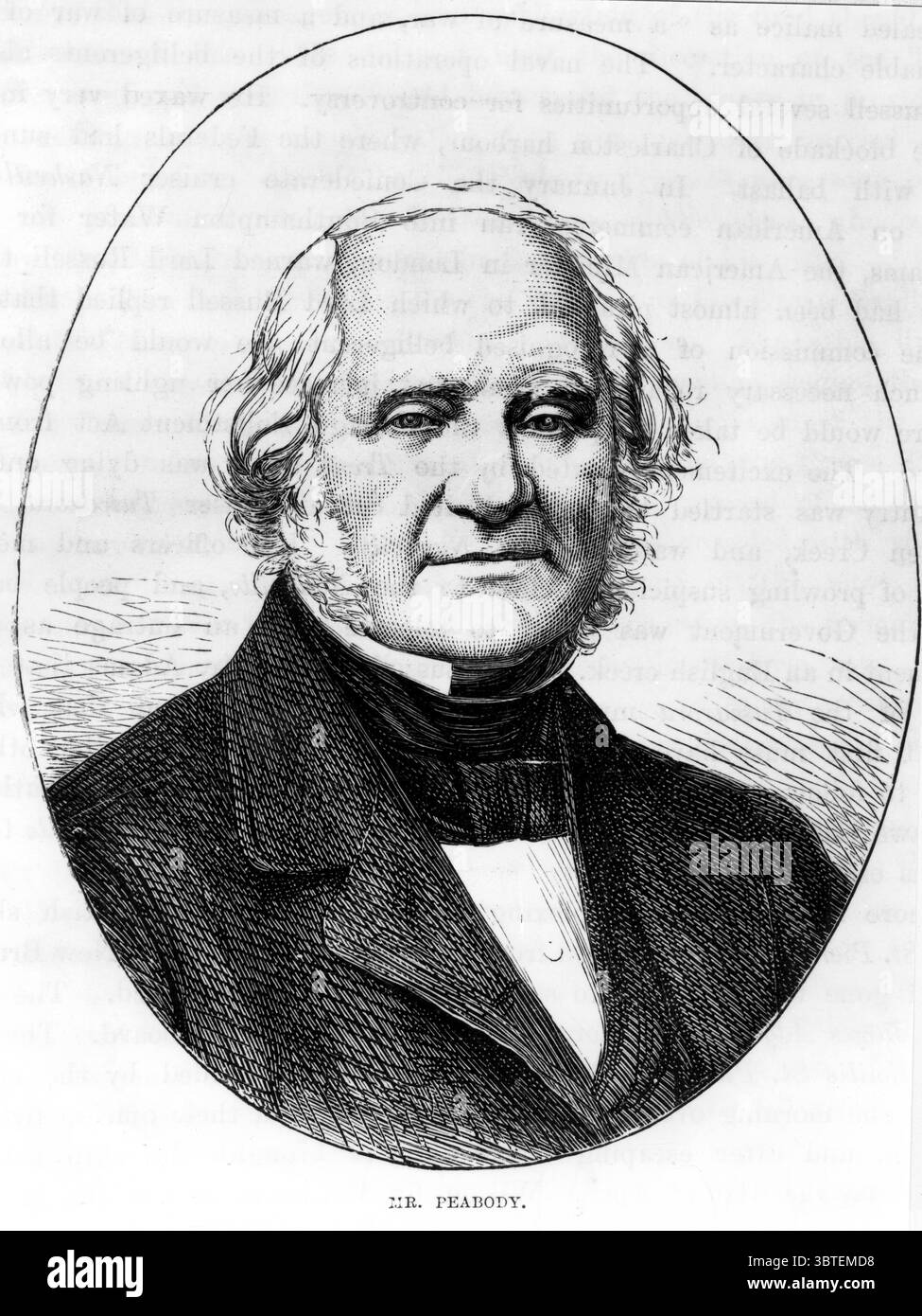 George Peabody who built Peabody Estates for the Poor 1862  © TopFoto Stock Photo