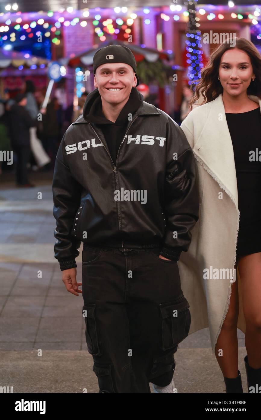 Pascal Membis Jai Waterford attends the Sydney premiere of Fantastic Four, First ...