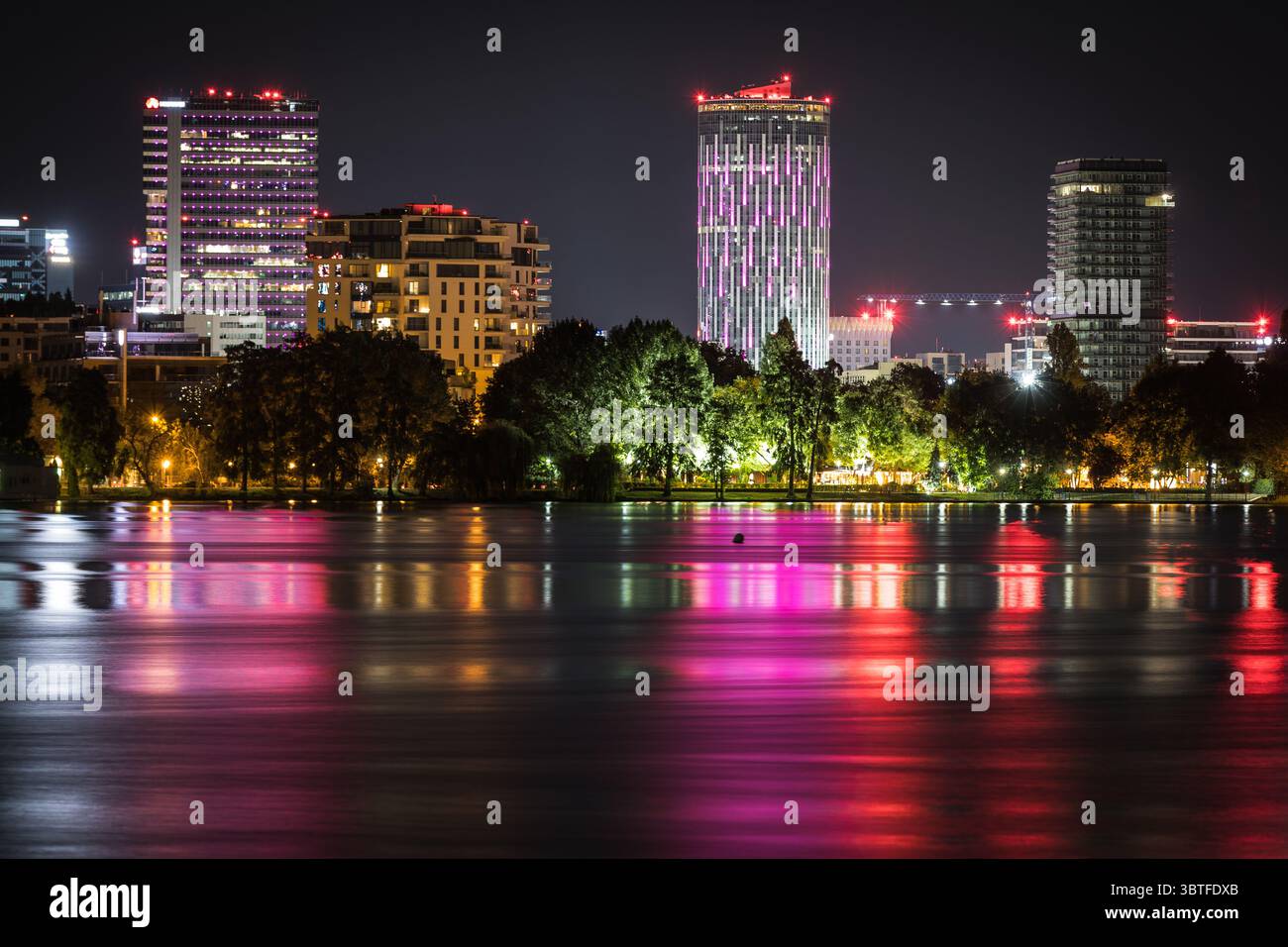 Bucharest evening view hi-res stock photography and images - Alamy