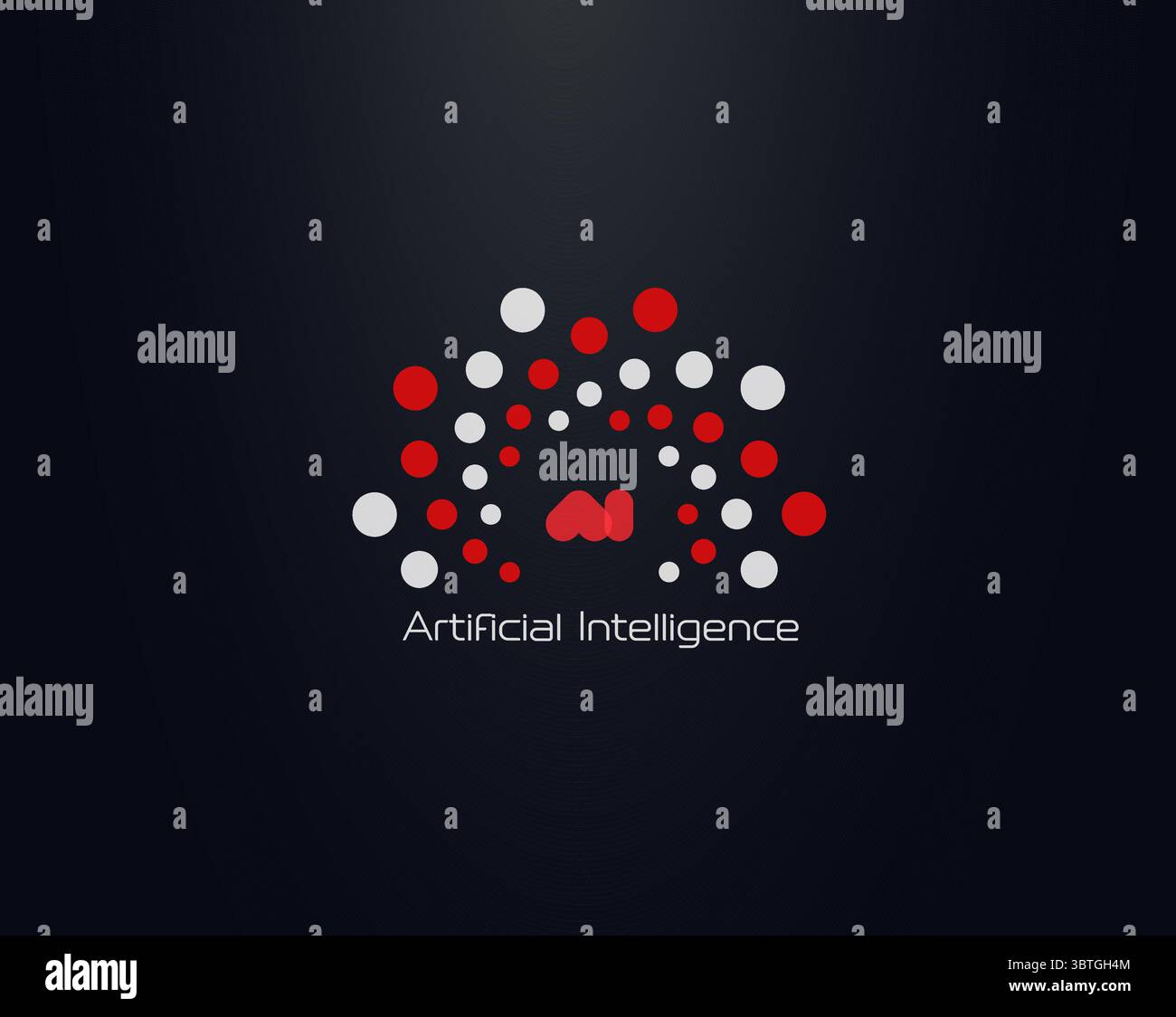 Ai neural connection logo hi-res stock photography and images - Alamy