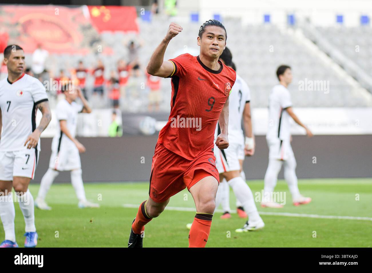 Yongin, Korea Republic. 15 July, 2025. Yuning Zhang #9 of China during ...