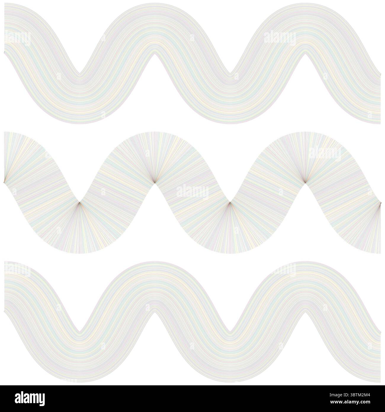 Wavy line pattern. Soft ripple texture. Abstract Vector flow. Gentle ...