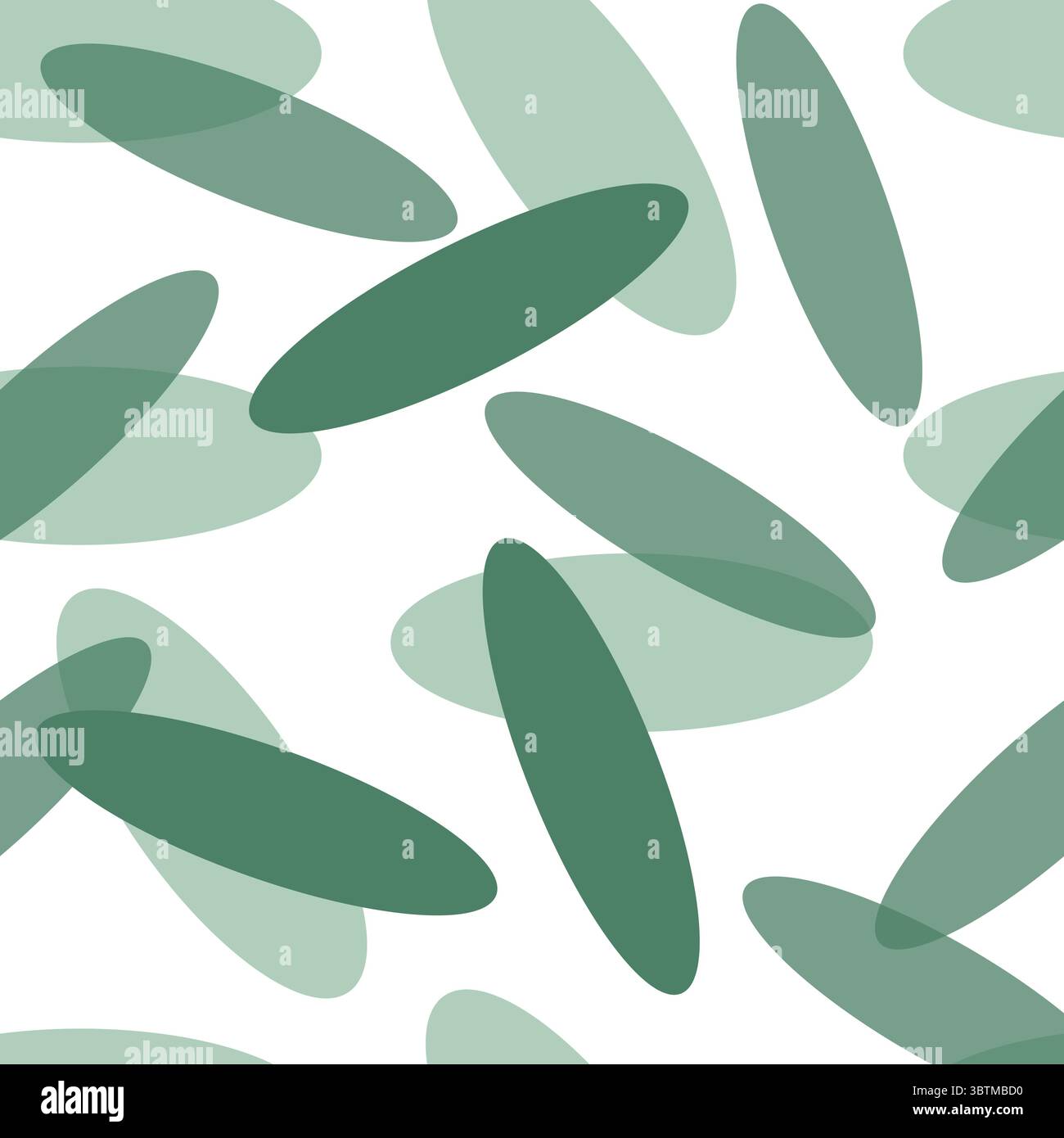 Playful pattern of green ovals Stock Vector Images - Alamy