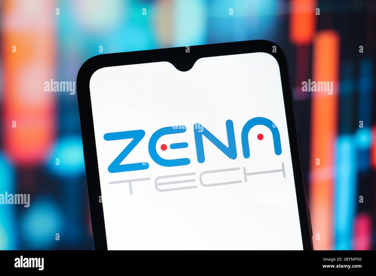 Zenatech Toronto July 15, 2025, Canada: In this photo illustration, the ZenaTech (Zena ...