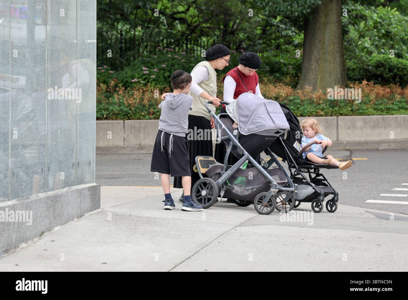 Brooklyn Museum Prospect Heights neighborhood, Brooklyn, NYC Stock Photo