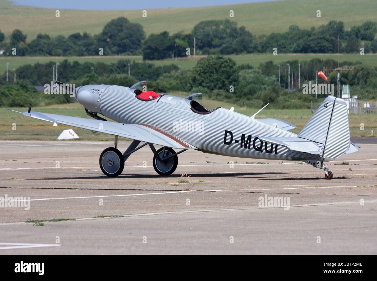 A Junkers A 50 Junior Replica at Brighton City Airport West Sussex Stock Photo