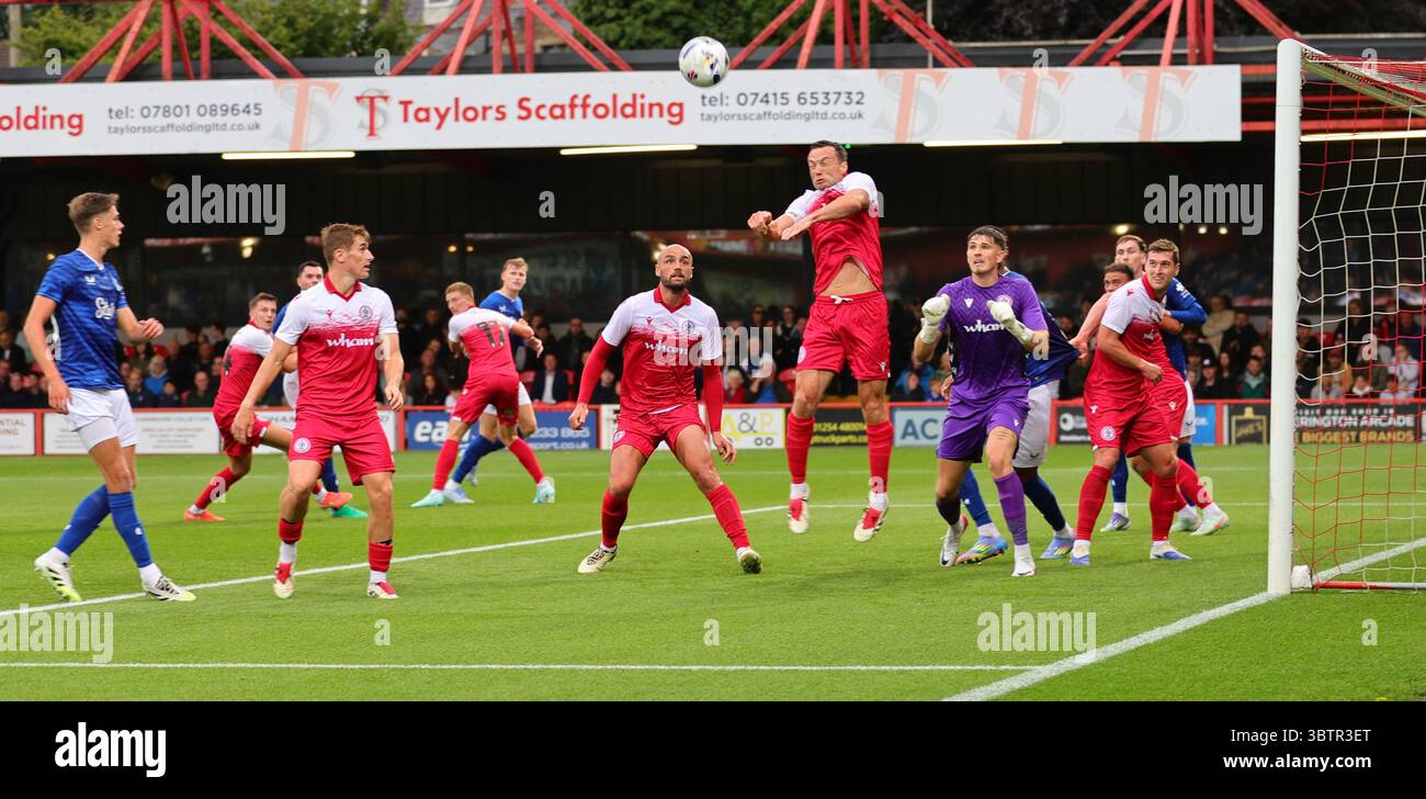15th July 2025; Crown Ground, Accrington, England; Pre Season Football ...