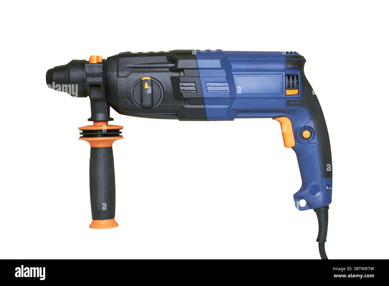 Power hammer drill - percussion perforator, isolated on white background Stock Photo