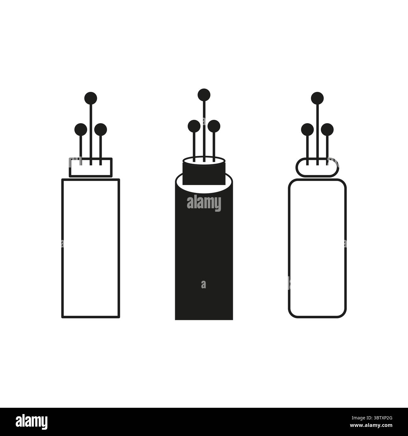 Fiber optic cables. Network connection symbol. Communication Vector lines. Internet technology element. Stock Vector