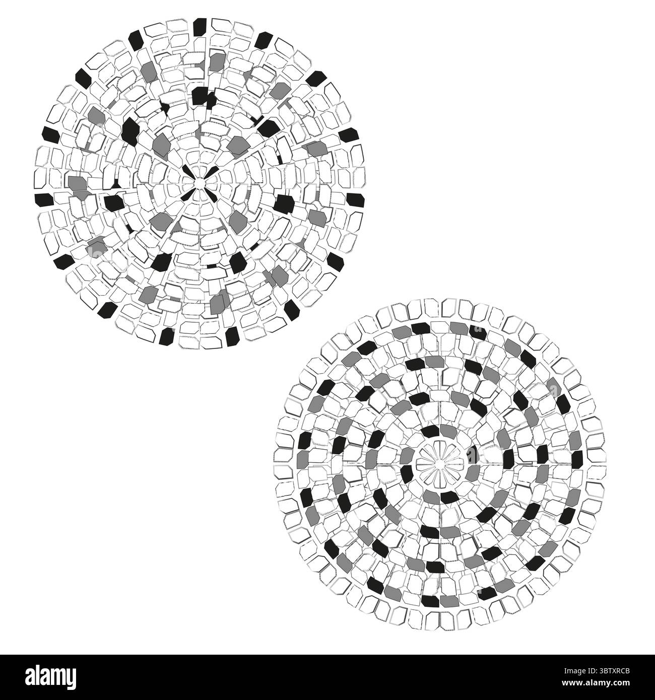 Circular Interface Display Futuristic Hud Element Digital Data Vector