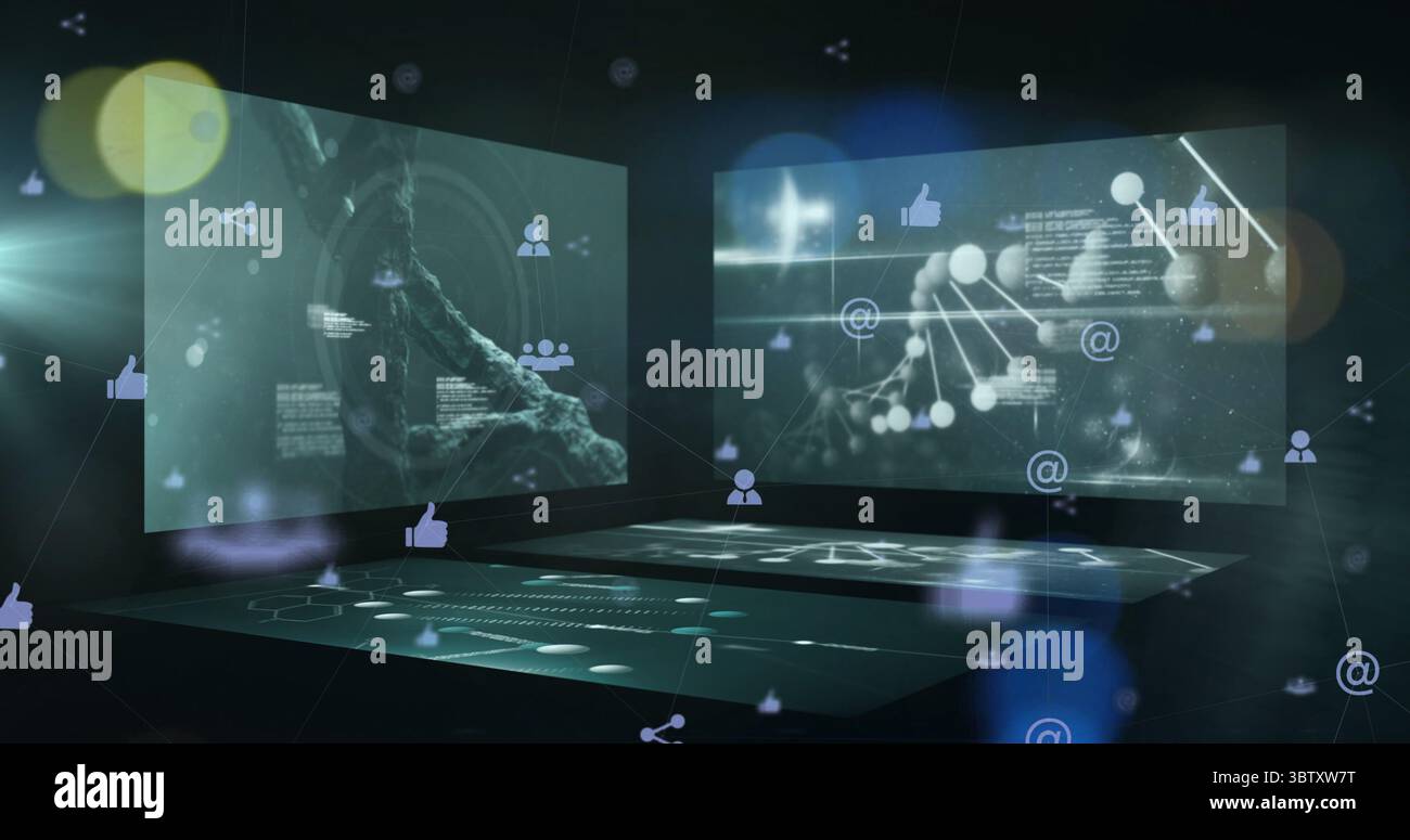 Showing virtual projection social hi-res stock photography and images ...