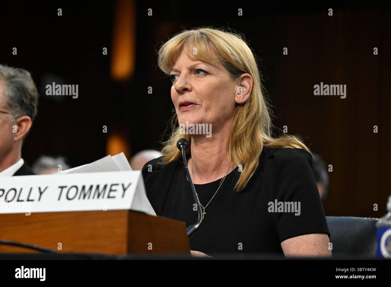 Polly Tommey testifies during Senate Committee on Homeland Security and ...