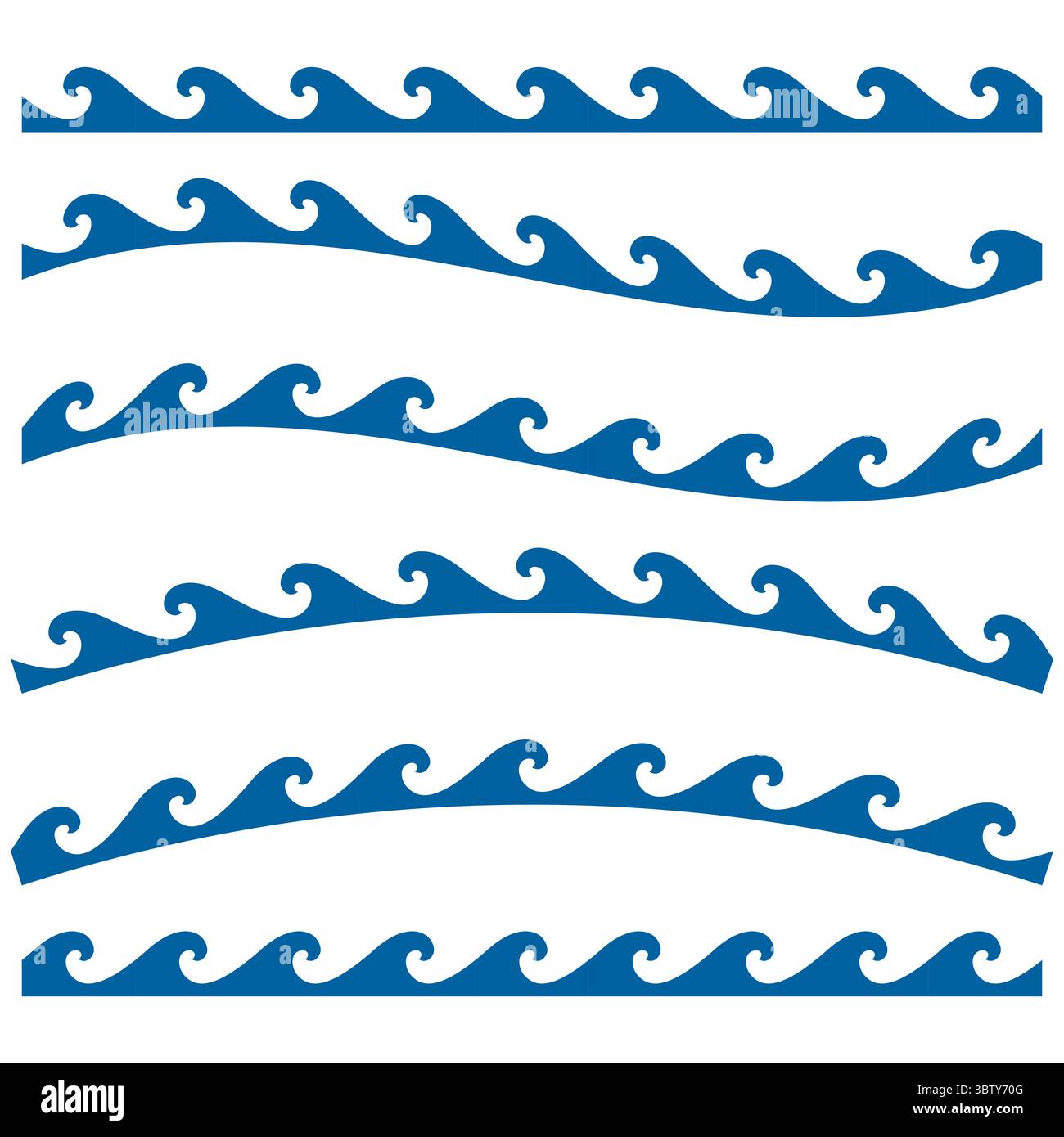 Blue waves pattern. Water ocean surface. Marine ripple texture. Vector ...