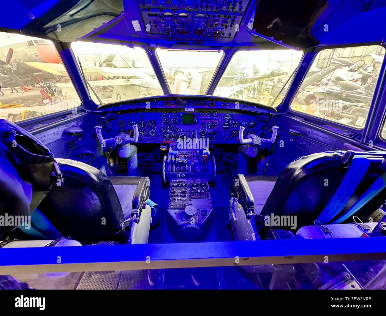 Historic aircraft dashboard hi-res stock photography and images - Alamy