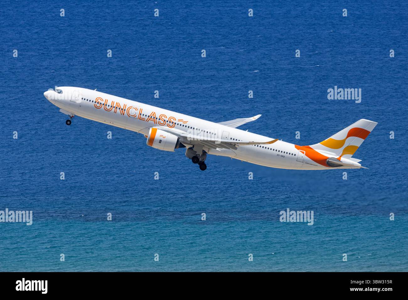 Sunclass 330 Rhodes, Greece - June 1, 2025: Sunclass Airlines Airbus A330-900neo ...