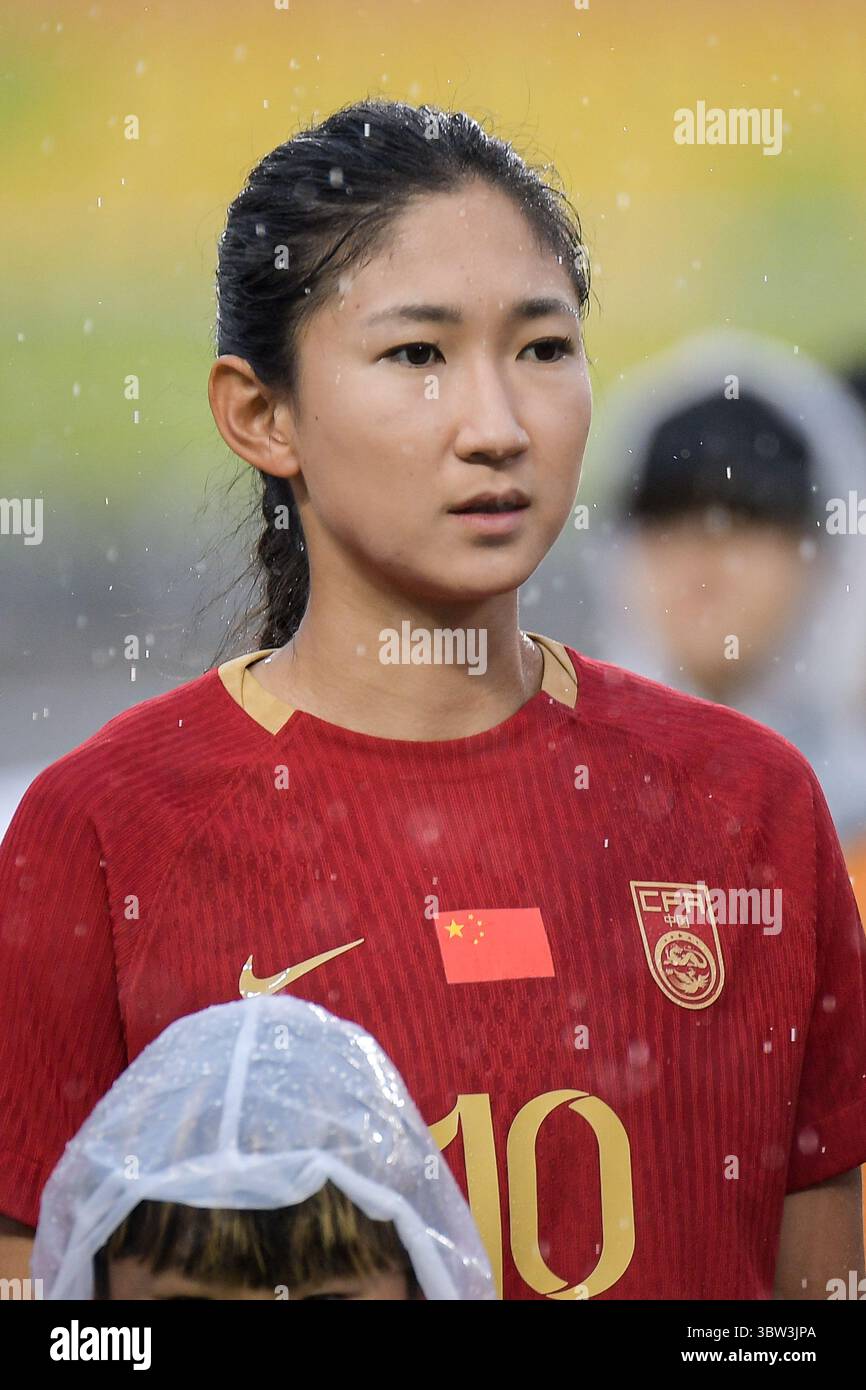 Suwon, Korea Republic. 16 July, 2025. Yanwen Wang #10 of China during ...