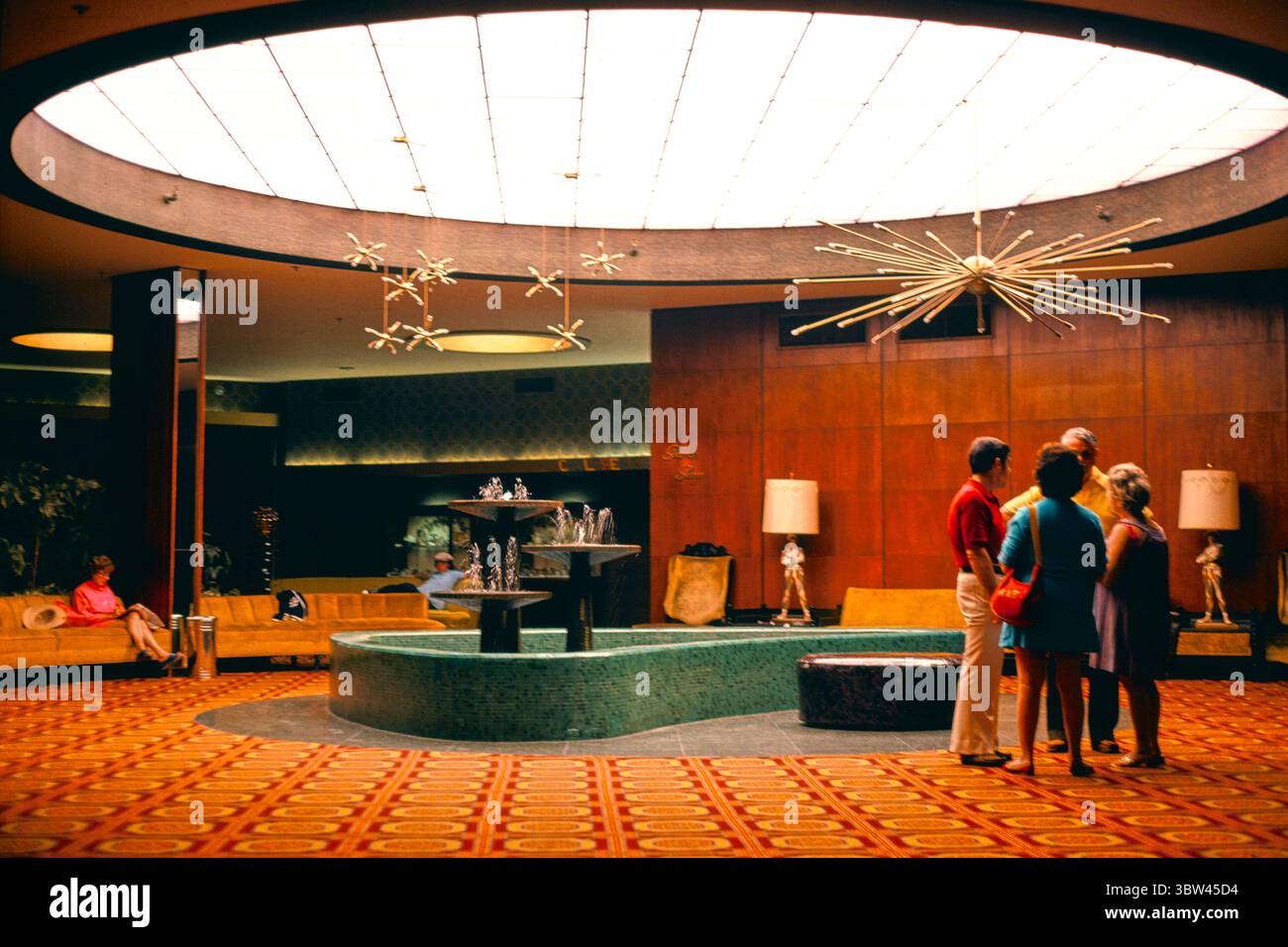 Nevele Hotel Lobby, Wawarsing, New York, USA, John Margolies