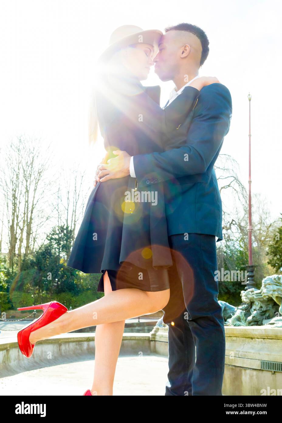 Blonde woman with high heels hi-res stock photography and images - Alamy