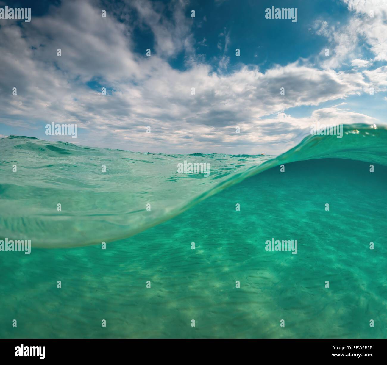 Half Underwater View Crystal Clear Hi res Stock Photography And Images 