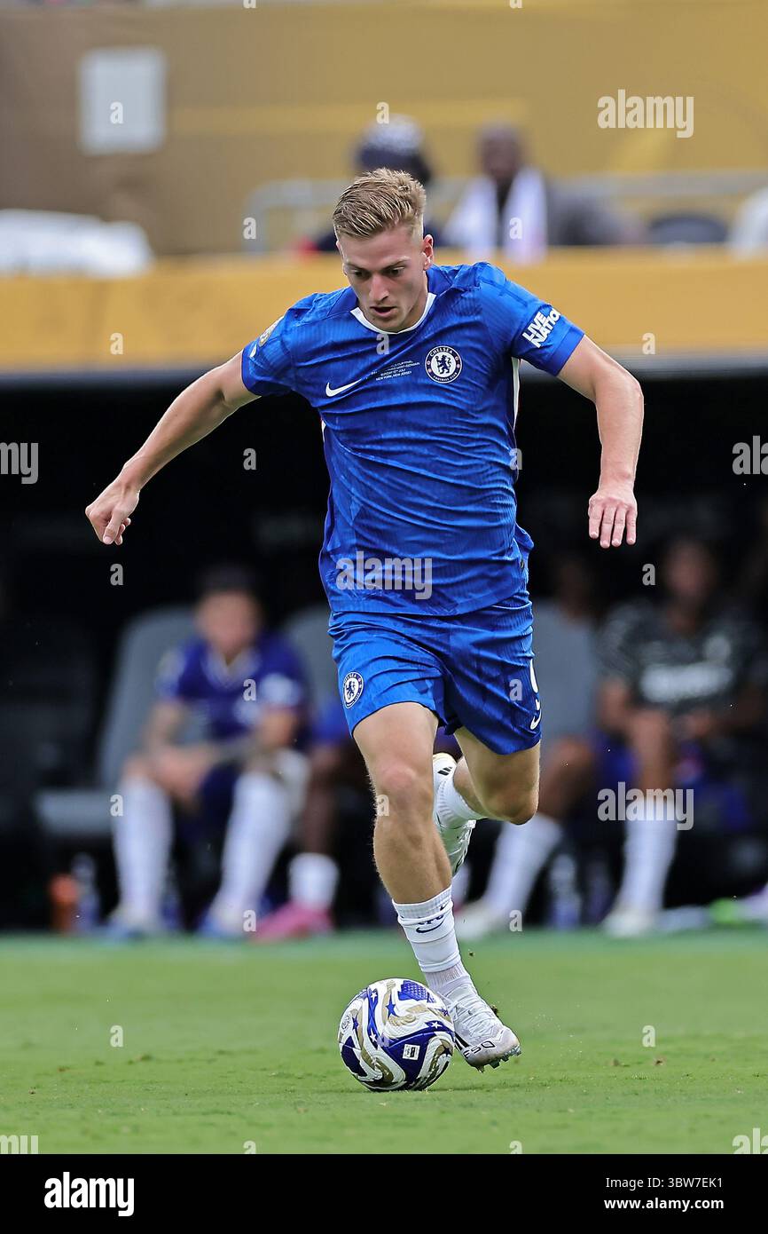 David Muap East Rutherford, United States. 13th July, 2025. Liam Delap of Chelsea ...