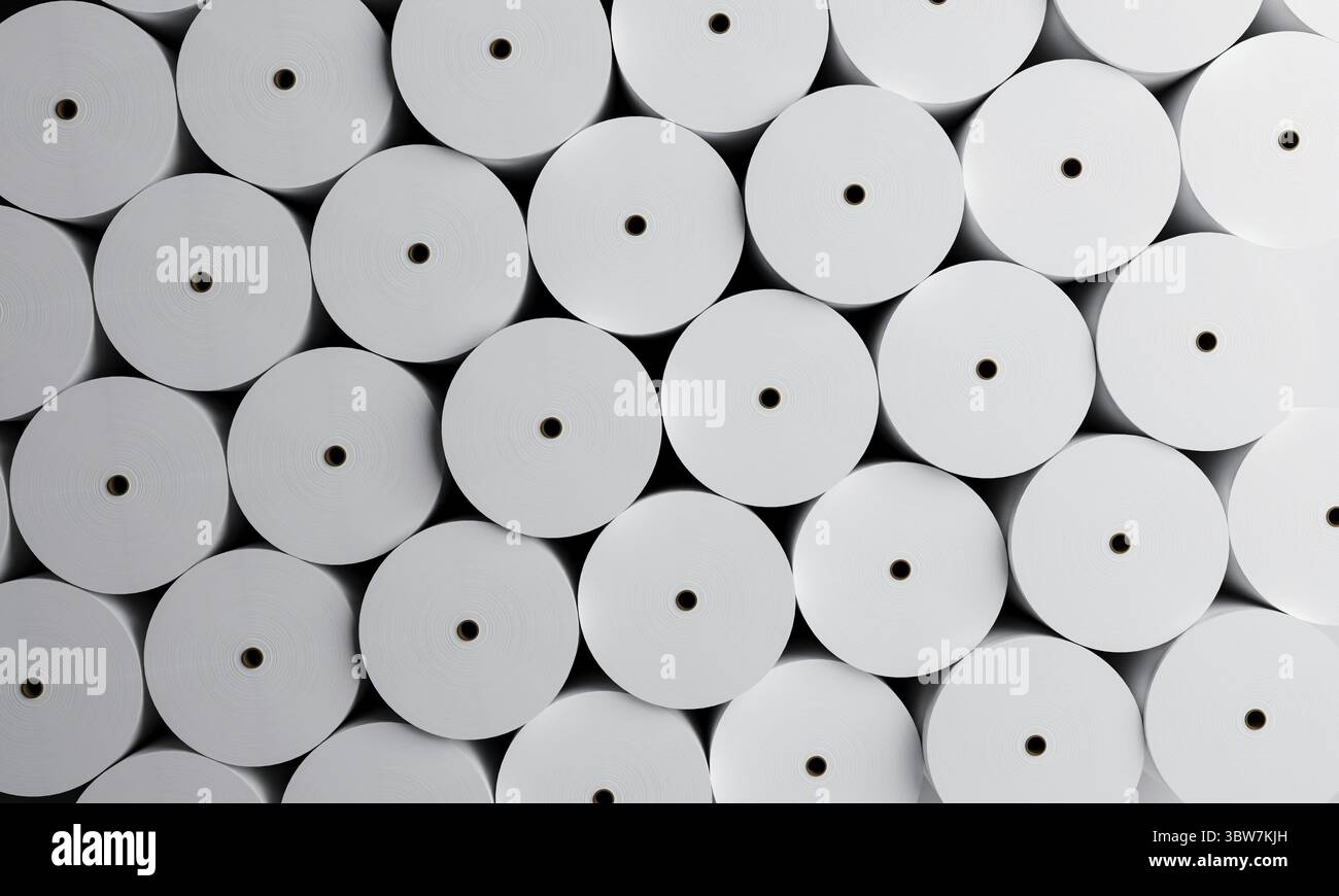 3d rendering group rolls hi-res stock photography and images - Alamy