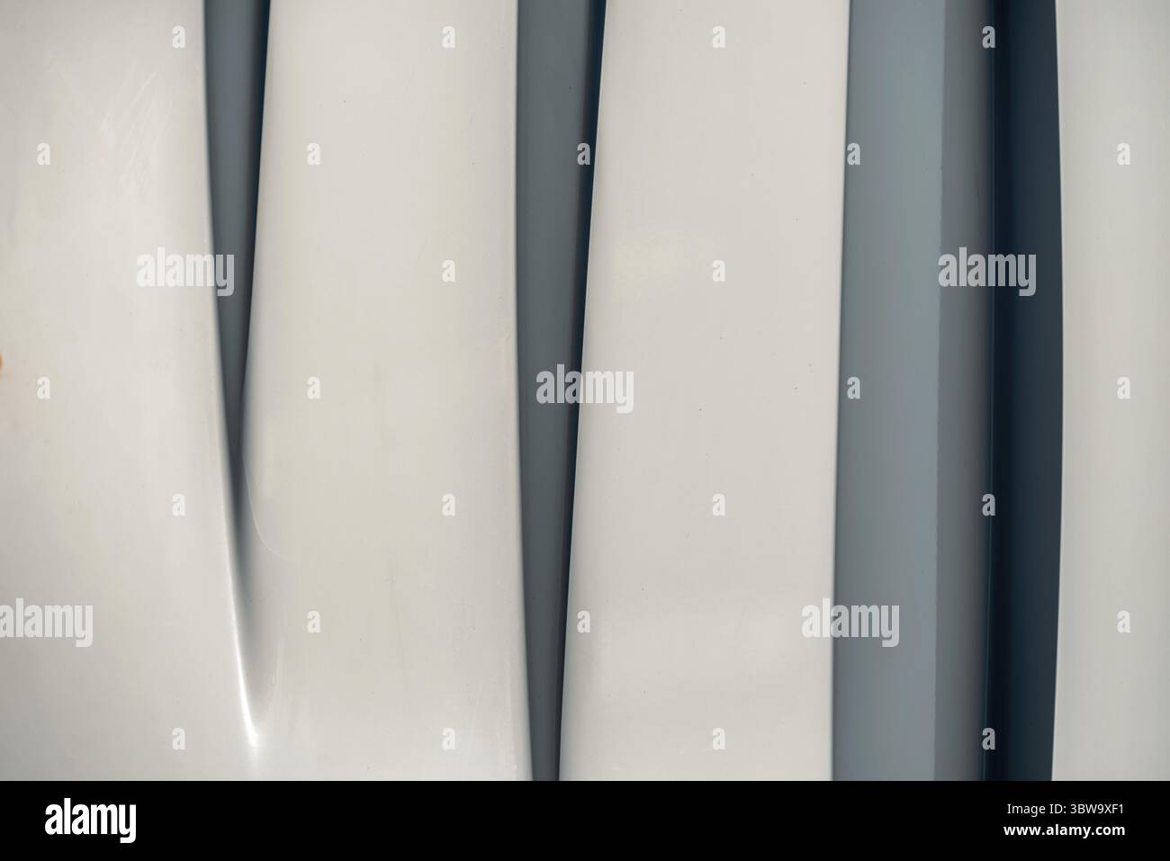 Gray abstract background from curved lines of geometric shapes minimalistic design pattern Stock Photo
