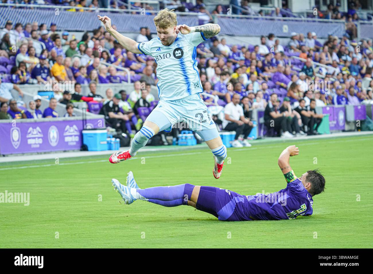 Orlando, Florida, USA, July 16, 2025, CF Montreal player Dawid Bugaj ...