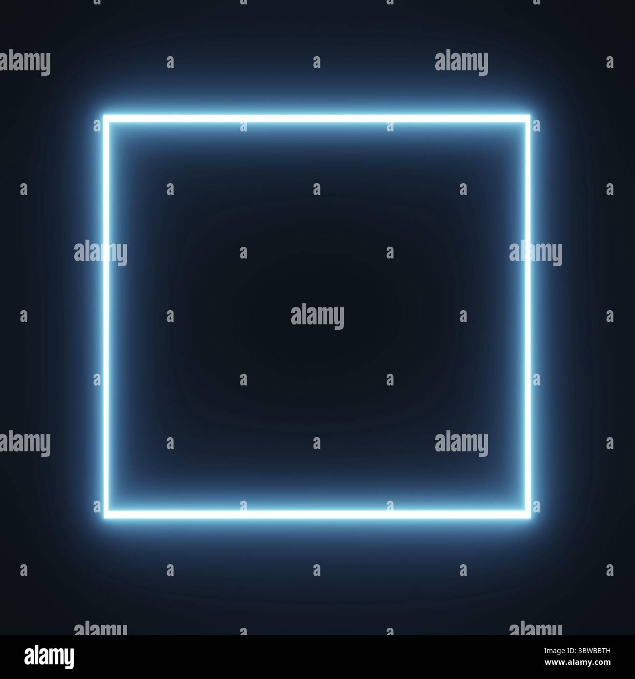 Square rectangle picture frame with blue tone neon color motion graphic ...