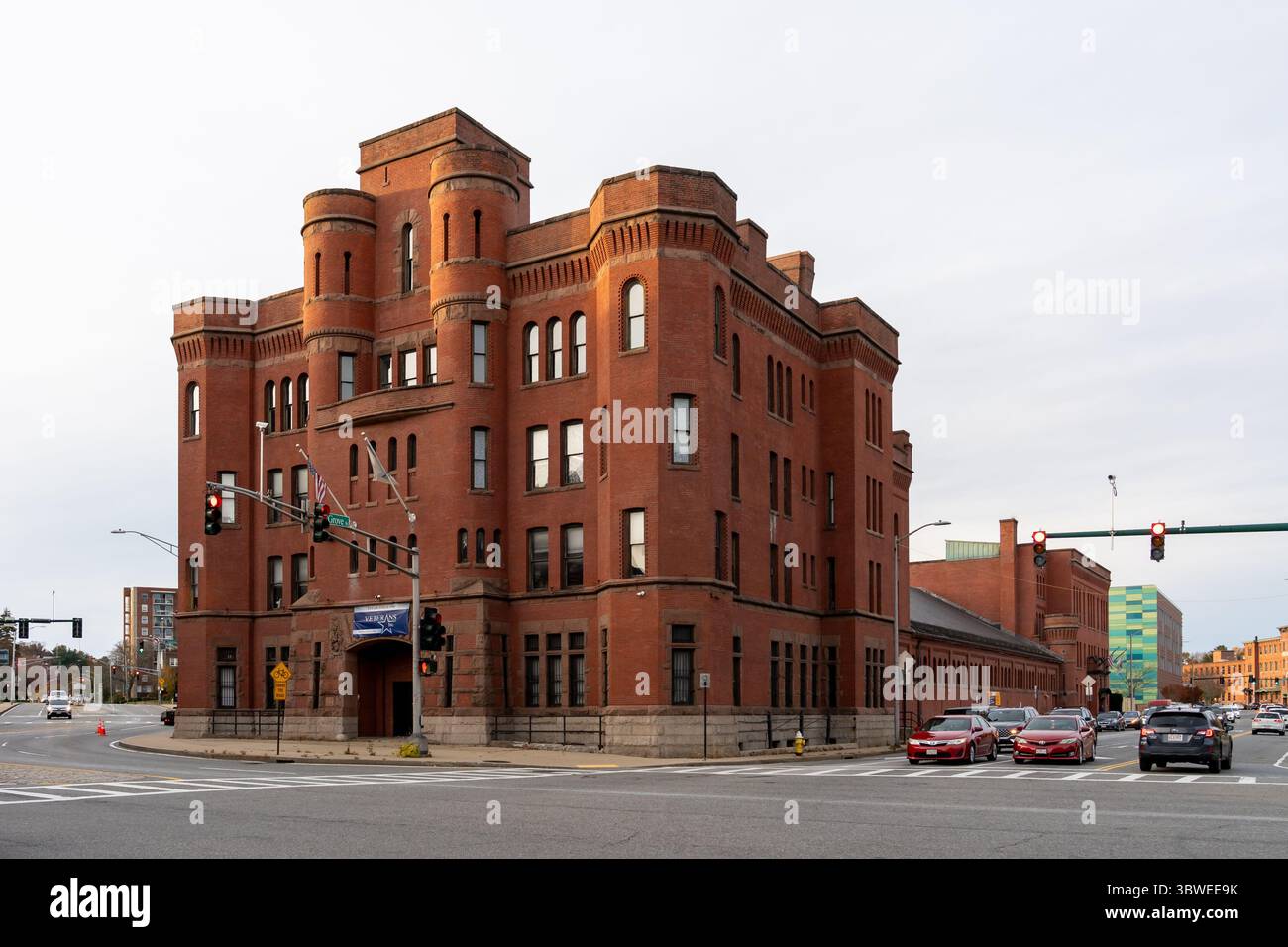 Veterans Inc headquarters in Worcester, Massachusetts, USA. Stock Photo
