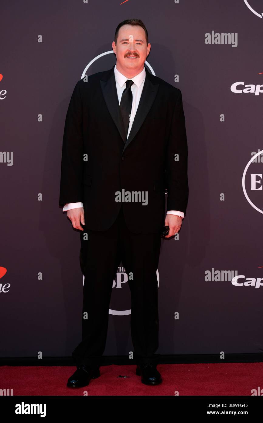 Shane Gillis arrives at the ESPY Awards at the Dolby Theatre in Los