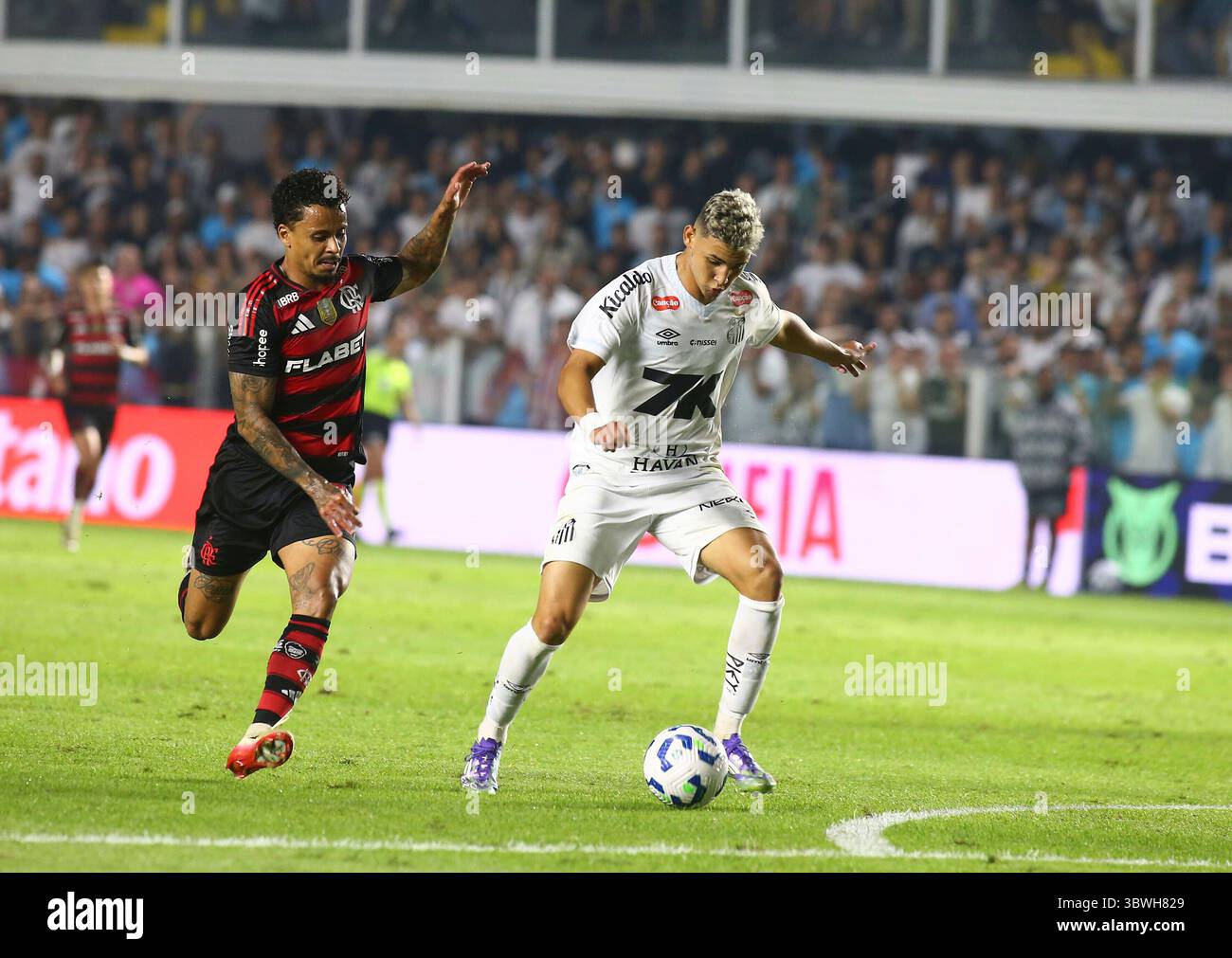 SP - SANTOS - 07/16/2025 - BRAZILIAN A 2025, SANTOS x FLAMENGO - Deivid ...
