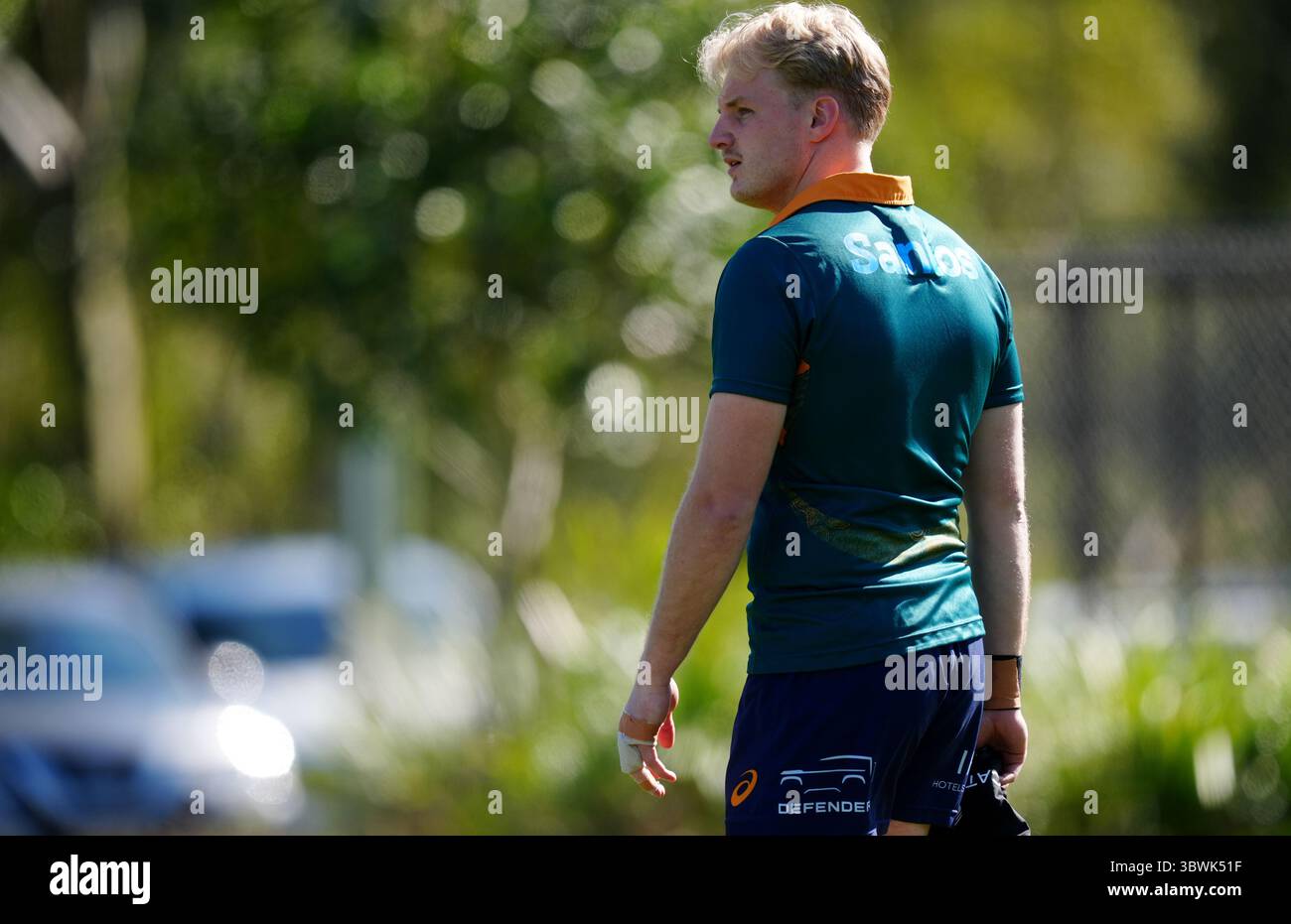 Australia’s Tom Lynagh during a training session at Ballymore Stadium