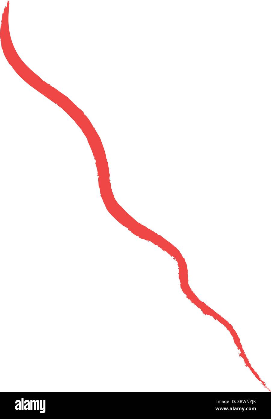 Flowing red line art dynamically illustrates connectivity, movement, and modern creative design Stock Vector