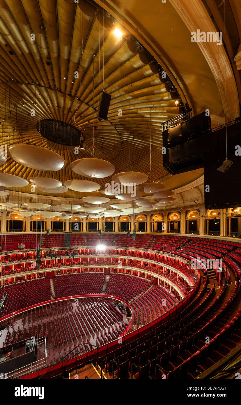 London, Uk - June 9, 2025: Interior of Royal Albert Hall in London ...