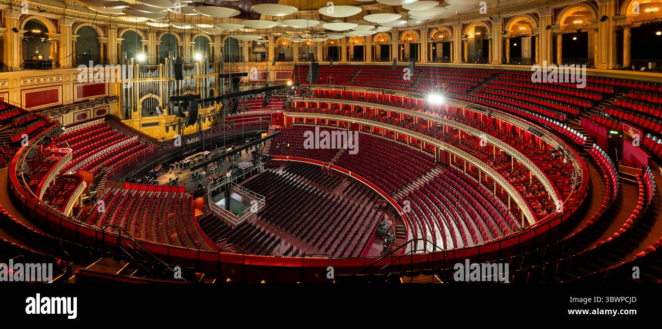 London, Uk - June 9, 2025: Interior of Royal Albert Hall in London ...