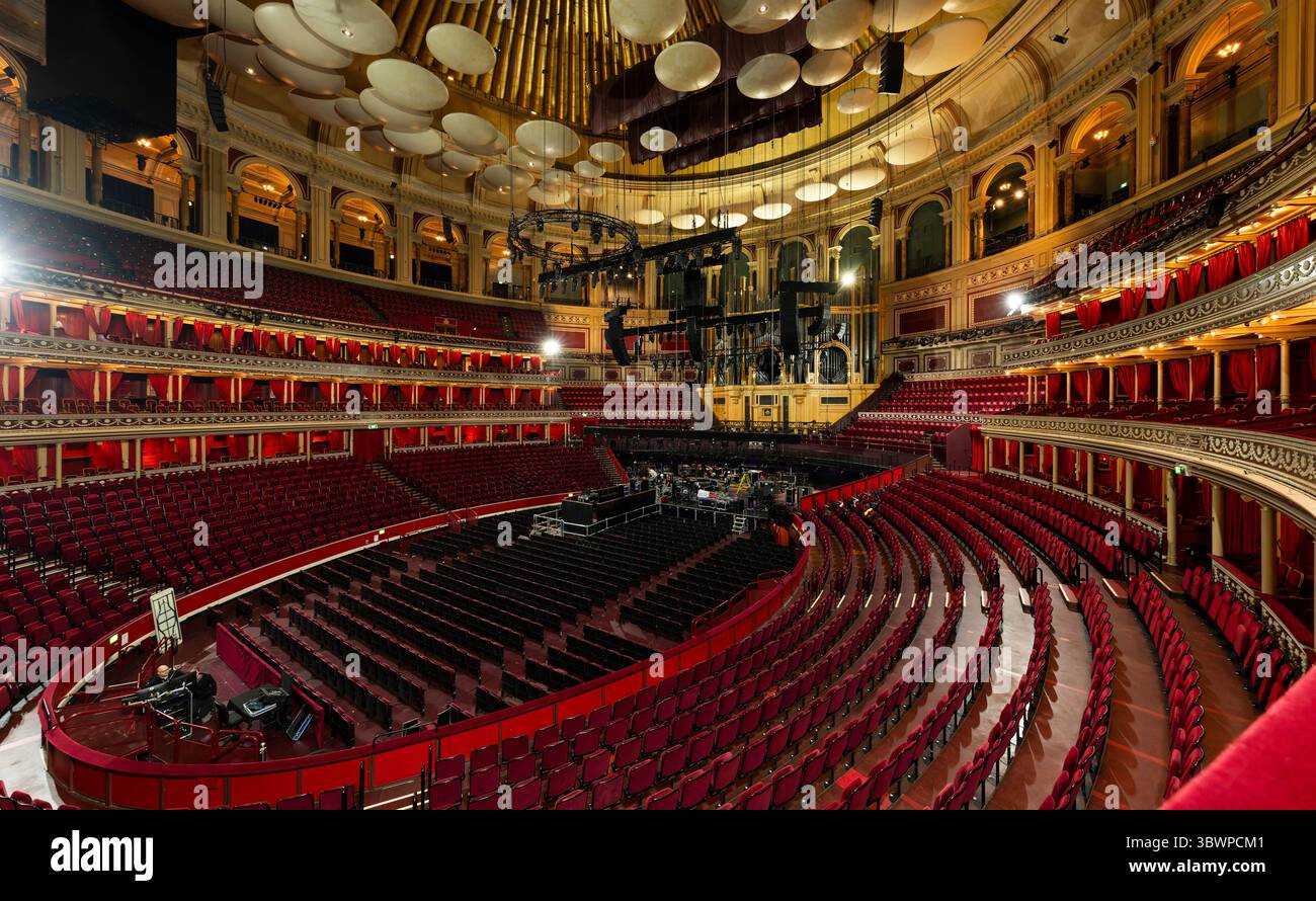 London, Uk - June 9, 2025: Interior of Royal Albert Hall in London ...