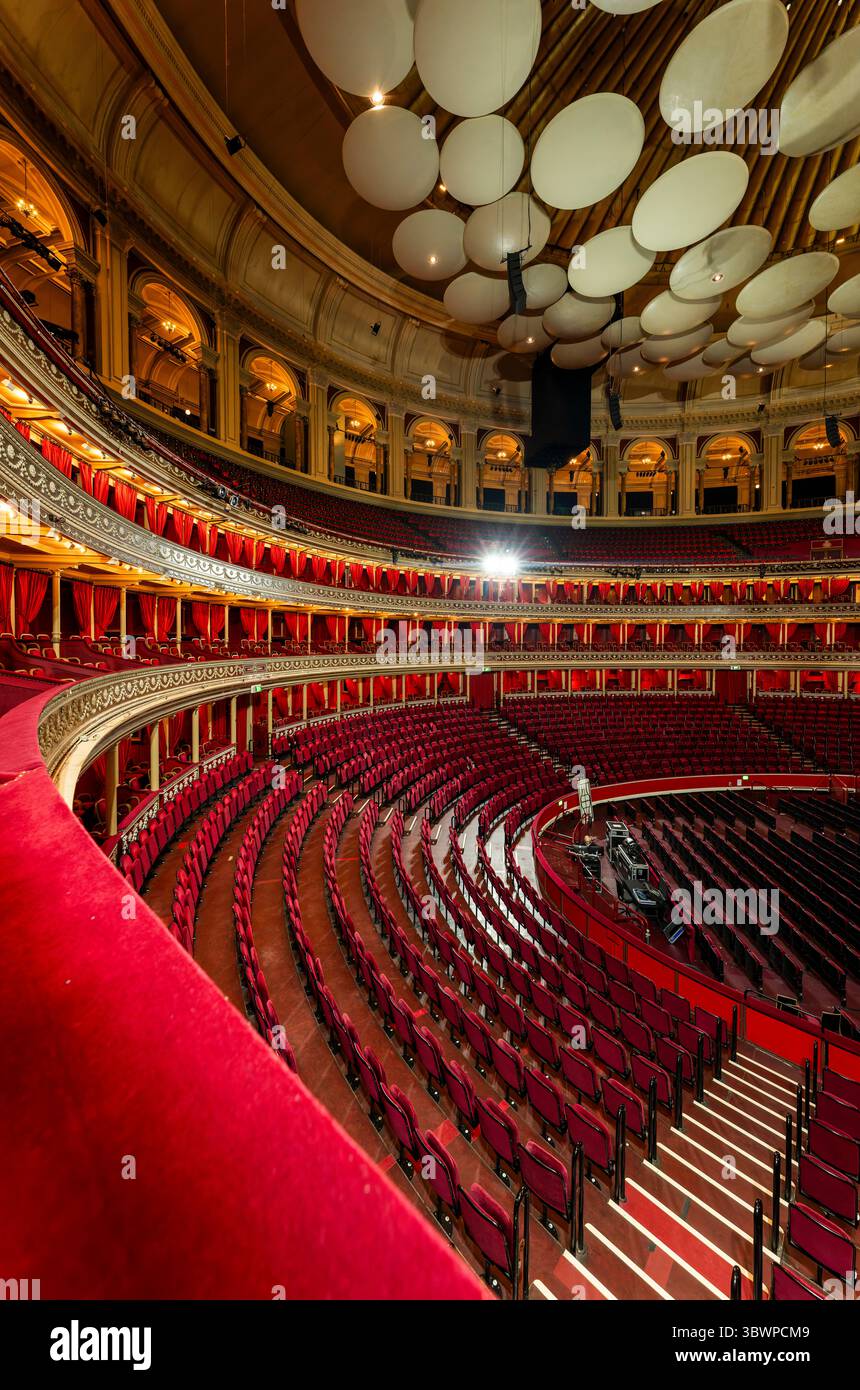London, Uk - June 9, 2025: Interior of Royal Albert Hall in London ...