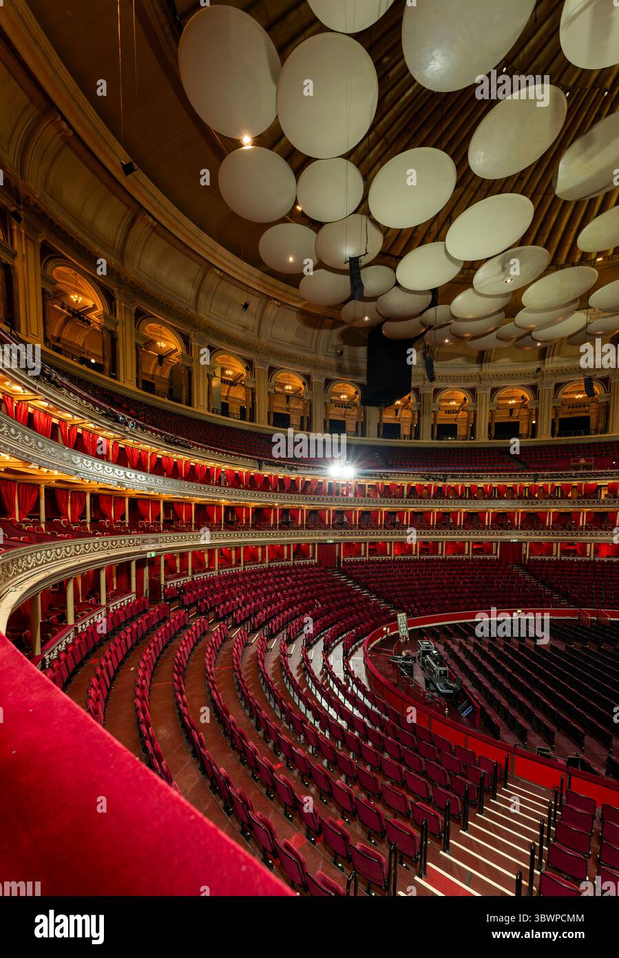 London, Uk - June 9, 2025: Interior of Royal Albert Hall in London. Stock Photo