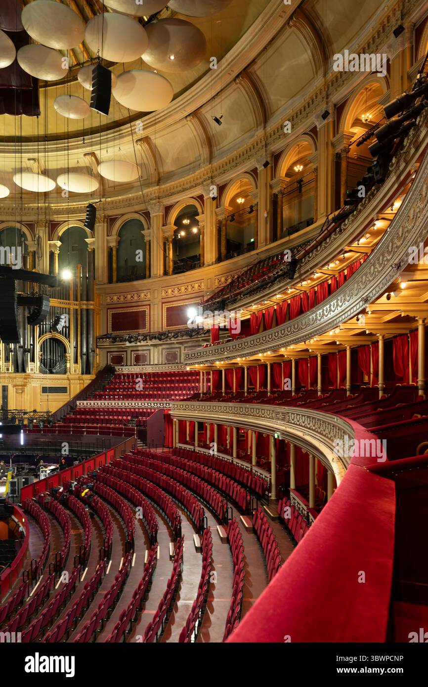 London, Uk - June 9, 2025: Interior of Royal Albert Hall in London ...