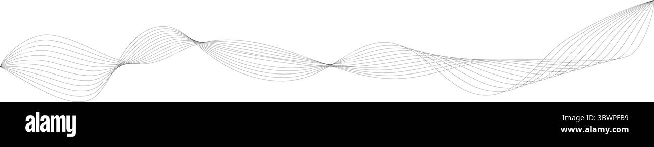 Dynamic abstract wave design with flowing lines, perfect for modern ...