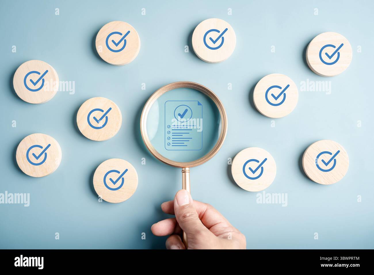 Document check and digital survey analysis with checklist, data ...