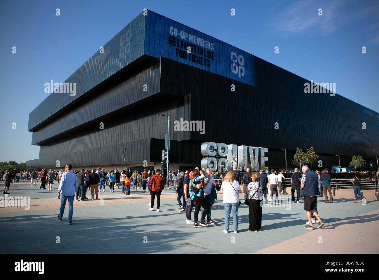 The Coop Live arena in Manchester, England. Stock Photo