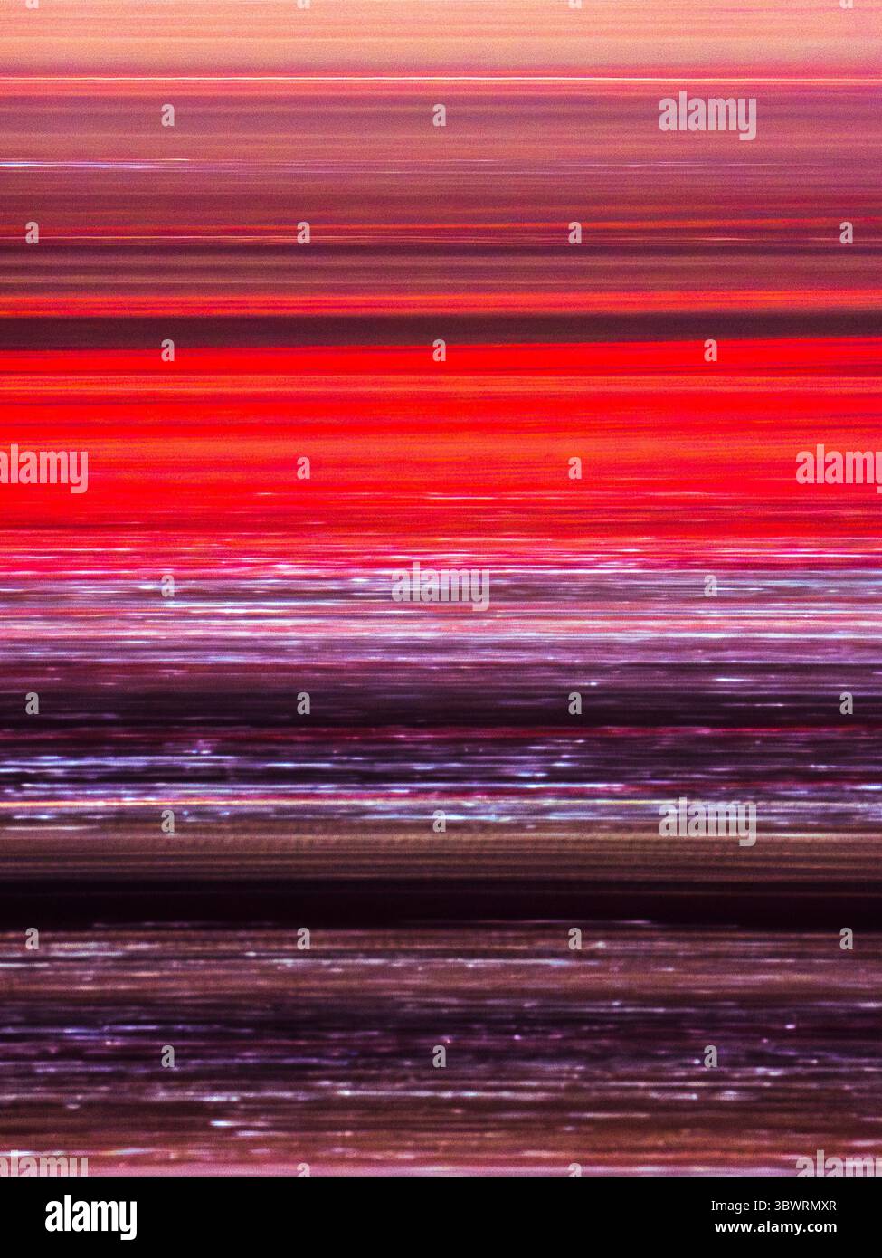 Abstract background featuring horizontal stripes in shades of red and ...