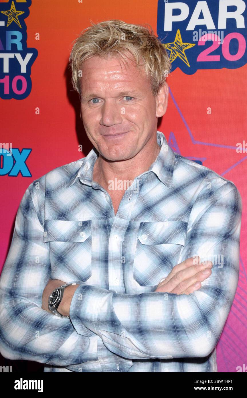 Gordon Ramsay at the FOX All Star Party held on Santa Monica Pier in ...