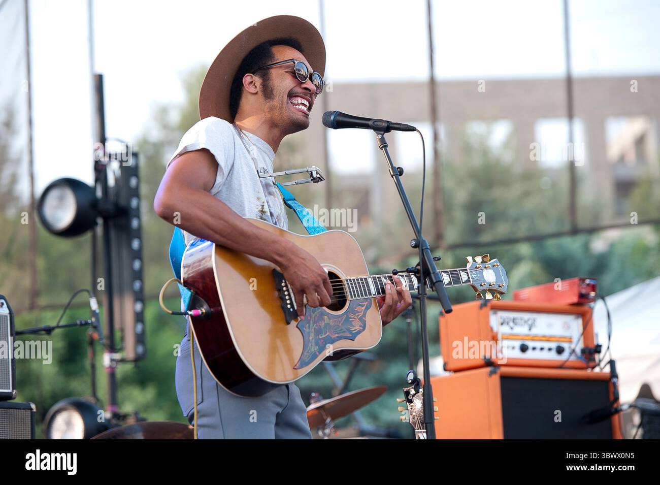 Tre Burt July 21, 2021 - Raleigh, North Carolina; USA - Musician TRE BURT ...