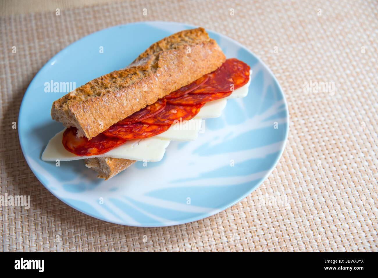Typical spanish sandwich pork hi-res stock photography and images - Alamy