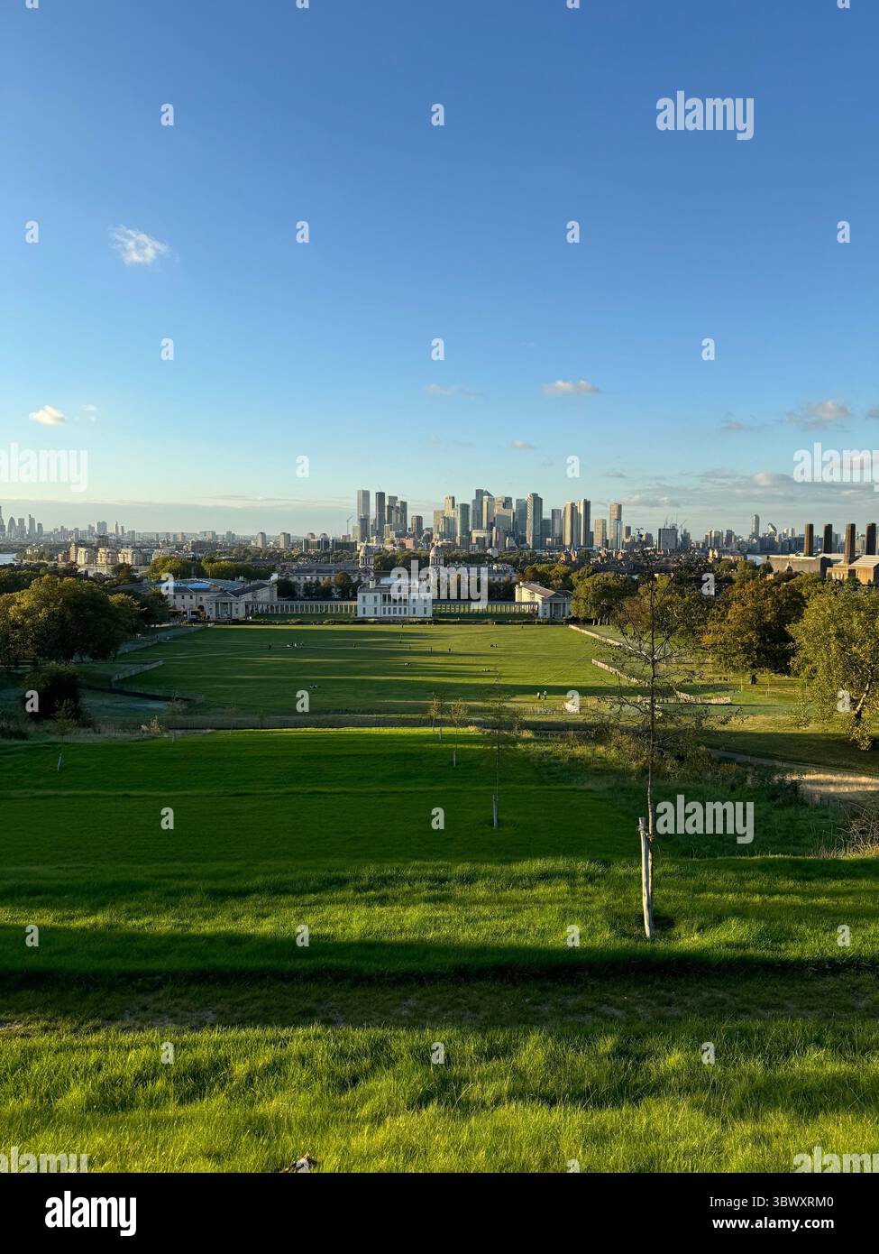 Top of Greenwich Park - Smartphone Captured Stock Image